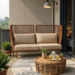 Woven Sofa, metal sofa