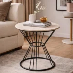 Marble Accent Table, metal table, end table