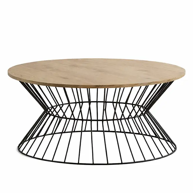 Jersey oak coffee table, meal coffee table