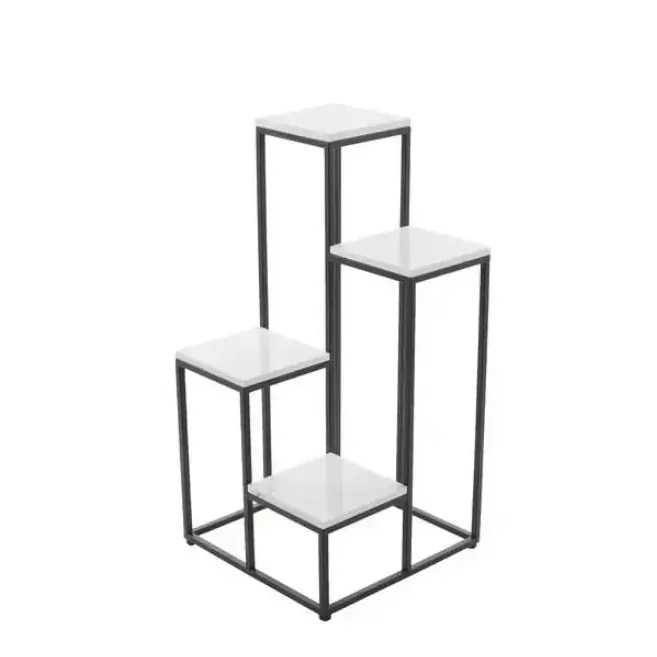 Marbella Luxe 4 tiered plant stand, elegant metal stand