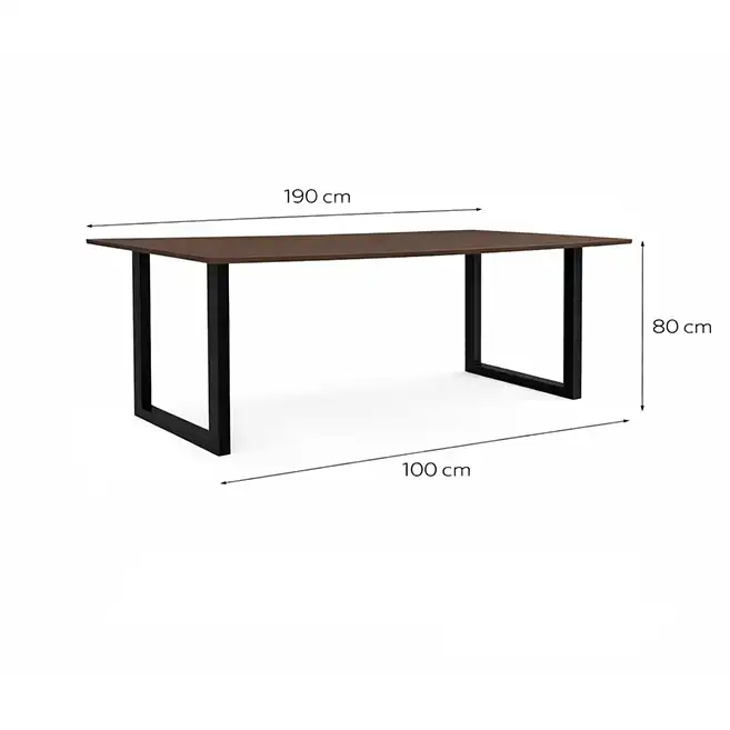metal dining table, wooden dining table