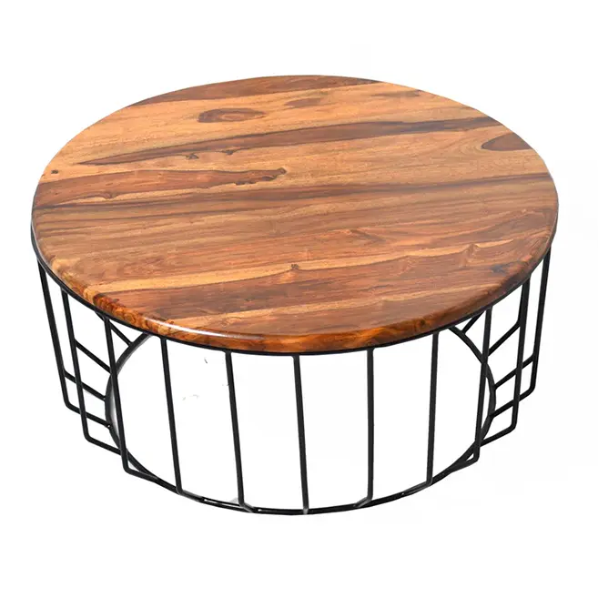 Wooden top coffee table