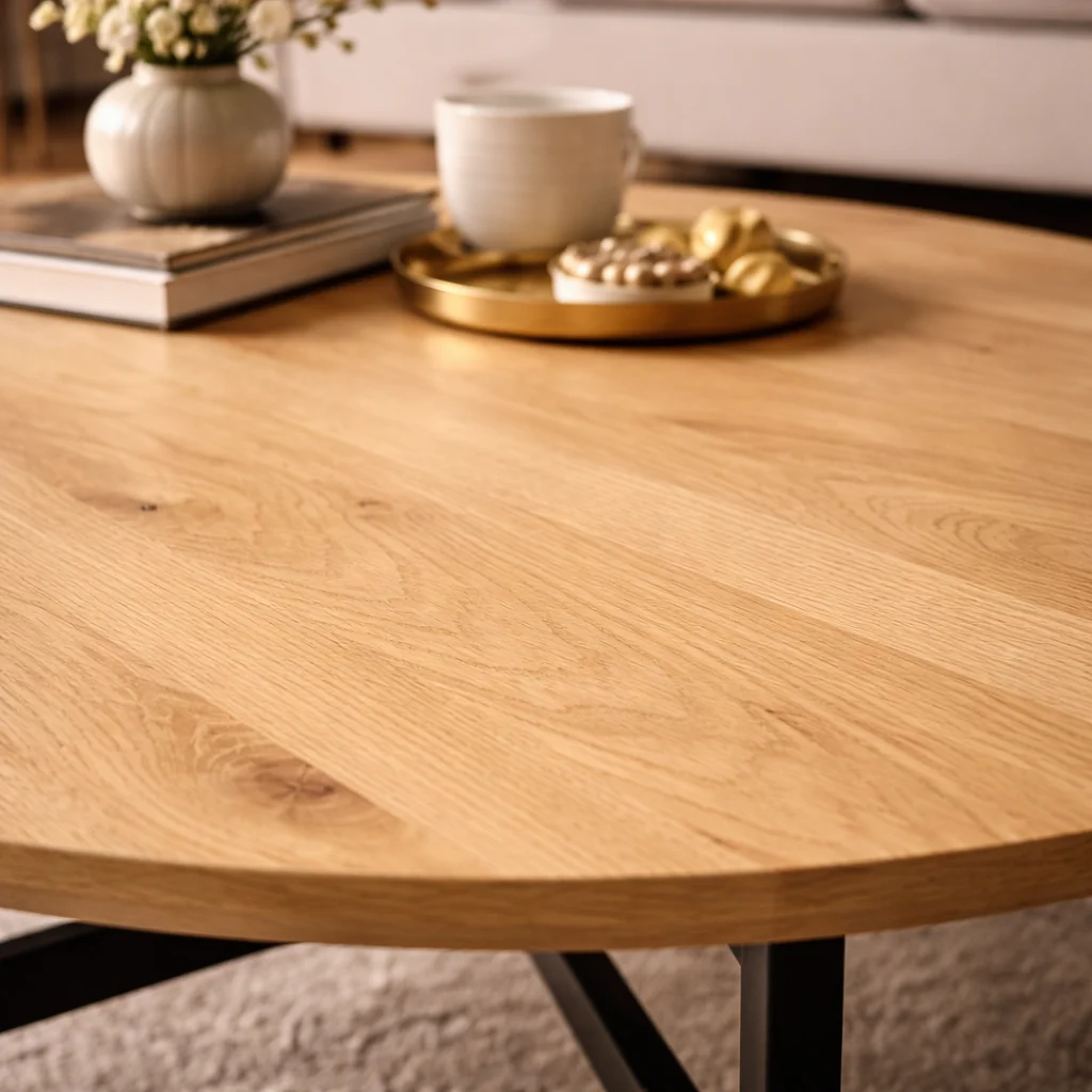 Wood Top Coffee Table1